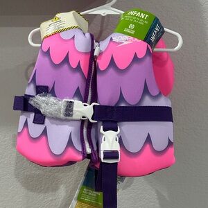 Speedo Infant Pink and Purple Swim Vest